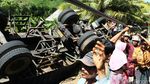 Truk Terbalik di Lombok Timur