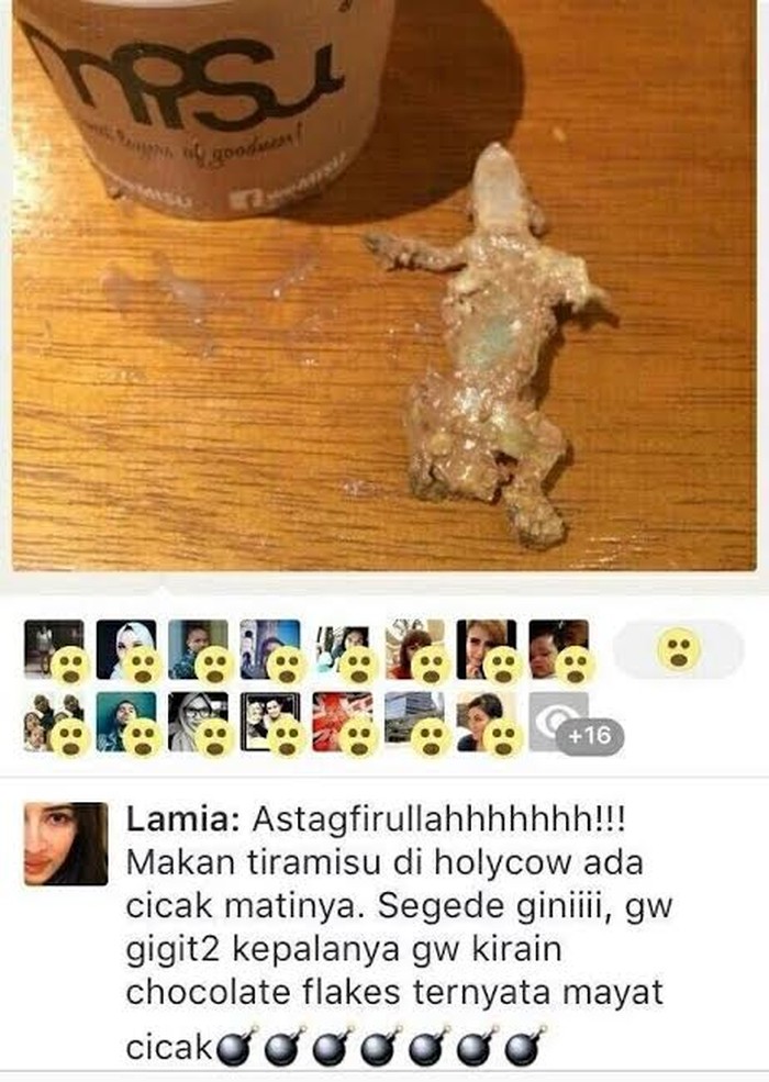 Ramai Tiramisu Cicak, Holycow! Steakhouse by Chef Afit Beri Penjelasan