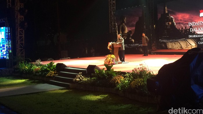 Peringatan Waisak di Candi Borobudur, Wapres JK Bicara Bhinneka Tunggal Ika