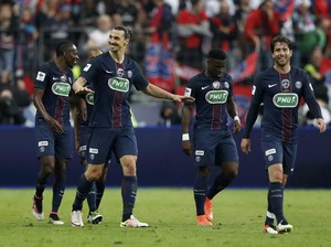 Ibra Dua Gol, PSG Juara Piala Prancis