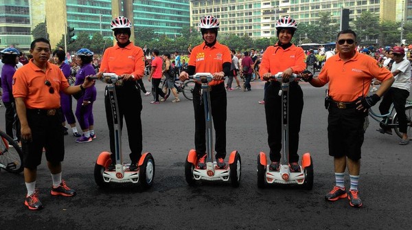 Polisi Pariwisata Beraksi Amankan Car Free Day