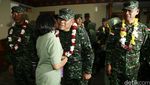 Sambutan Hangat Keluarga Untuk Tim Penembak TNI AD