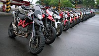 Pada kesempatan ini, Ducati Indonesia membawa Ducati Multistrada 1200 Enduro serta Ducati XDiavel yang baru pertama kali diluncurkan di Asia. Istimewa/dok Ducati.