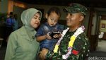 Sambutan Hangat Keluarga Untuk Tim Penembak TNI AD