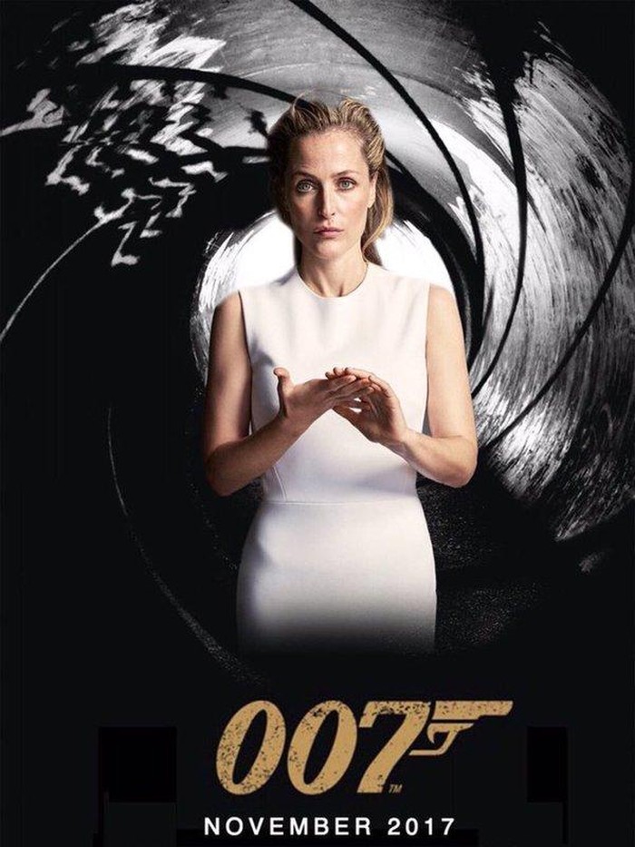Gillian Anderson Terpilih Layak Perankan James Bond Lewat Voting Online