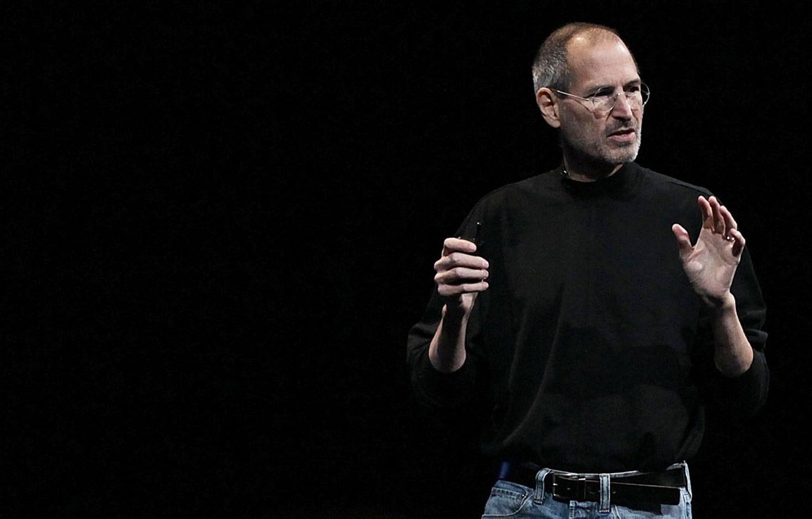 Steve Jobs dalam sebuah acara