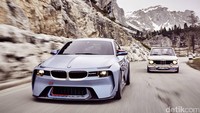 Sebelum ada Seri 3 atau M3, BMW memiliki mobil sport Seri 02. Mobil yang dirilis tahun 1966 lalu. Mobil 2002 Hommage diciptakan untuk memperingati 50 tahun kelahiran Seri 02. Foto: BMW