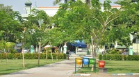 Rupa Alun-alun Bangil memang berubah total. Bupati Irsyad Yusuf ingin ada alun-alun nyaman untuk piknik keluarga dan ruang terbuka hijau (Muhajir/detikTravel)