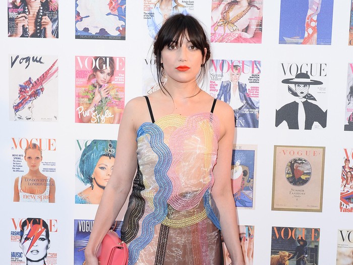 LONDON, ENGLAND - MAY 23: Daisy Lowe arrives for the Gala to celebrate the Vogue 100 Festival at Kensington Gardens on May 23, 2016 in London, England.  (Photo by Jeff Spicer/Getty Images)
