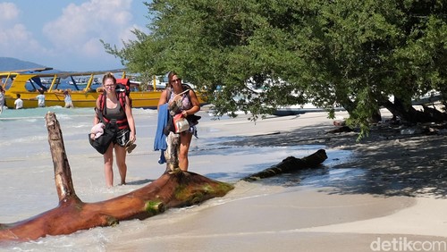 Ilustrasi Turis Backpacker