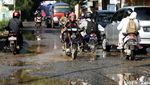 Wajah Jalan di Bojongkulur Bak Kubangan Sawah