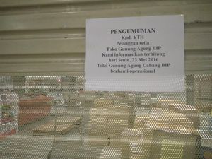 Toko Buku Legendaris Gunung Agung di Bandung Indah Plaza Berhenti Beroperasi