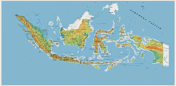 Indonesia diapit oleh dua samudra yaitu samudra