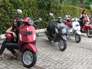 Piaggio Indonesia Luncurkan 4 Motor Serentak