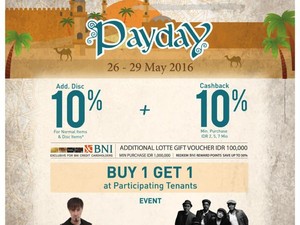 PAYDAY Datang Lagi, Waktunya Makan dan Belanja di Lotte Shopping Avenue