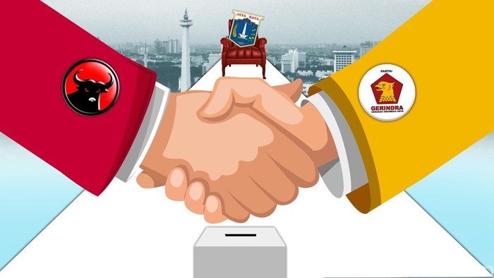 PDIP Beri Angin, Gerindra Tanggapi Dingin