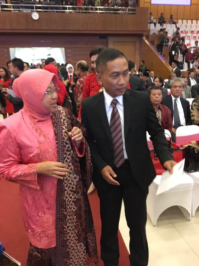 Risma-Yoyok Hadir Bersama ke Penganugerahan Honoris Causa Megawati