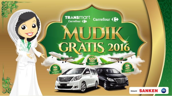Ada Lagi! Mudik Gratis 2016 Bersama Transmart Carrefour