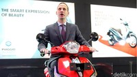 Managing Director PT PID, Marco Noto La Diega menjelaskan peluncuran 4 produk secara serentak ini merupakan penegasan Piaggio melihat pasar Indonesia.