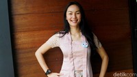 Kalina saat ditemui di kawasan Sudirman, Jakarta Pusat pada Rabu (25/5). Pool/Gus Mun/detikFoto.
