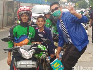 Ajak Anak Naik Ojek, Kok Irgy Fahrezy Tak Pakaikan Helm?