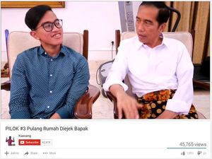 Saat Jokowi Ikut nge-Vlog Bareng Kaesang di Youtube