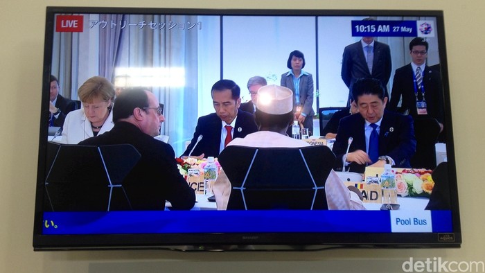 Di Depan Pemimpin G7, Jokowi Minta Konflik Laut Cina Selatan Segera Diselesaikan