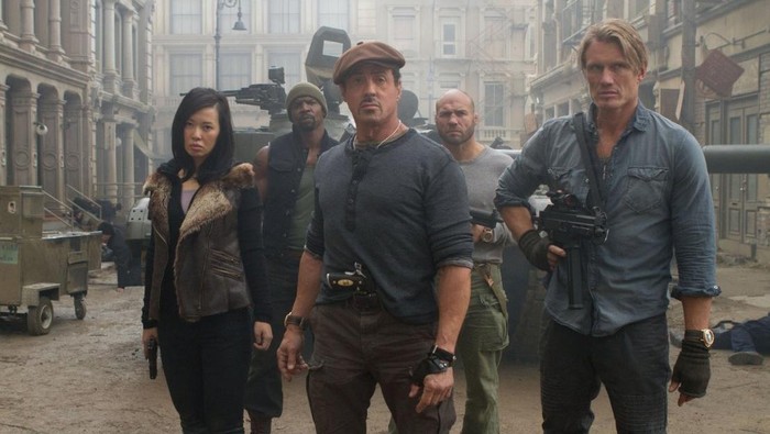 Screenshoot film The expendables 2
