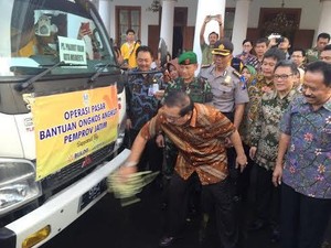 Pemprov Jawa Timur Kerahkan 78 Truk Operasi Pasar Jelang Ramadan