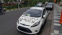 Apa rindu order pemesanan mobil Ford Fiesta ya? Beberapa waktu lalu Ford memutuskan hengkang dari Indonesia. Foto: Zaenal Effendi