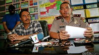 Kapolsek Pancoran, Kompol Aswin memberikan keterangan terkait penangkapan pengedar sabu tersebut.