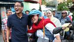 Sandiaga Uno Sapa Warga Kemayoran