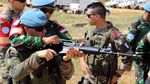 Satgas Indobatt dan FCR Prancis Gelar Latihan Bersama