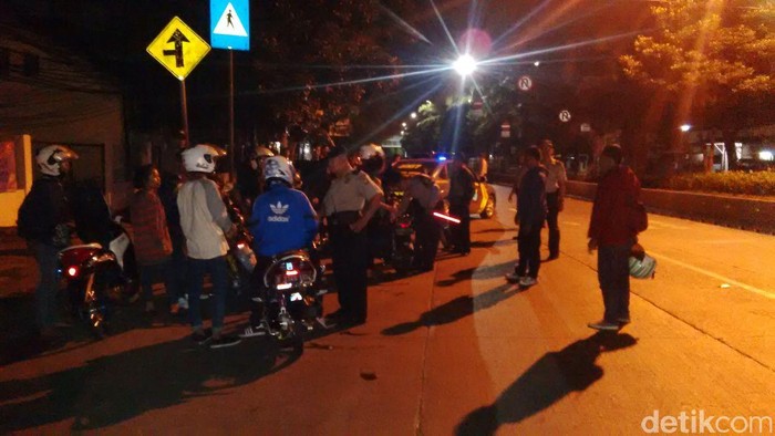 Polisi Amankan 24 Motor dari Lokasi Balapan Liar di Pasar Minggu