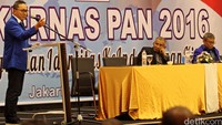 Ketua Umum PAN Zulkifli Hasan menutup Rakernas di Hotel Grand Mercure Kemayoran, Jakarta Pusat, Senin (30/5/2016).