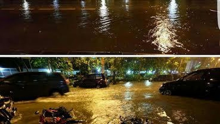 Kurang dari Dua Jam, Genangan Air di Surabaya Surut