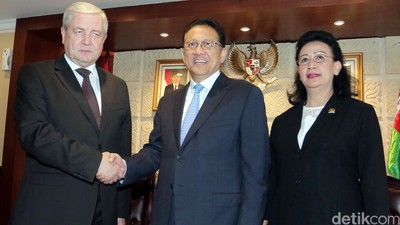 Irman Gusman Terima Wakil PM Belarusia