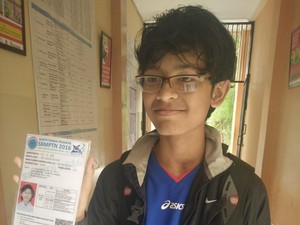 Izzan, Bocah 13 Tahun di Bandung yang Ikut SBMPTN Hari Ini