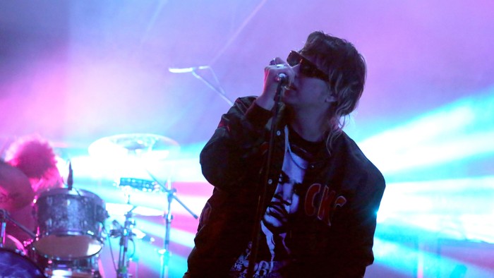AUSTIN, TX - MARCH 11:   Musician Julian Casablancas of The Strokes performs onstage at Samsung Galaxy Life Fest at SXSW 2016 on March 11, 2016 in Austin, Texas.  (Photo by Jonathan Leibson/Getty Images for Samsung)