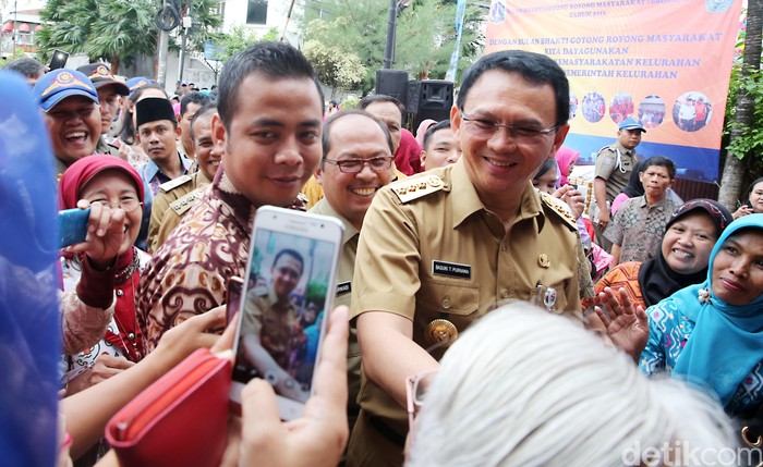 Ahok Ingat Relawan dan Parpol Seiring Sejalan Dukung Jokowi