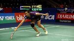 Linda Weni Kandas Lebih Awal di Istora