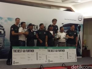 Kompetisi Adu Irit Jadi Sarana Volvo Beri Pelatihan Bagi Sopir Truk