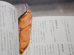 Nyam! Irisan Daging Ini Ternyata Pembatas Buku!