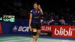 Linda Weni Kandas Lebih Awal di Istora
