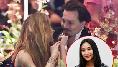 Momen Johnny Depp Bersama Istri, Happy Salma Tetap Fresh di Usia 36 Tahun