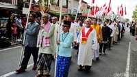 Dalam kirab tersebut para peserta mengingatkan kembali bahwa Pancasila  mampu mempertahankan kebhinekaan tunggal ika dan alat pemersatu bangsa.