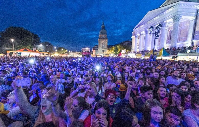 Ilustrasi festival musik. Foto: AFP Photo/Boris Roessler Ilustrasi festival musik. Foto: AFP Photo/Boris Roessler