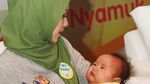 Gemes! Tembemnya Pipi Putra Zaskia Mecca dan Hanung Bramantyo