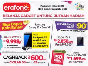 Serunya Berebut Diskon Smartphone Hingga 90% di Erafone - ICS 2016