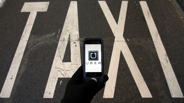 Aplikasi Uber. Foto: BBC Magazine Aplikasi Uber. Foto: BBC Magazine